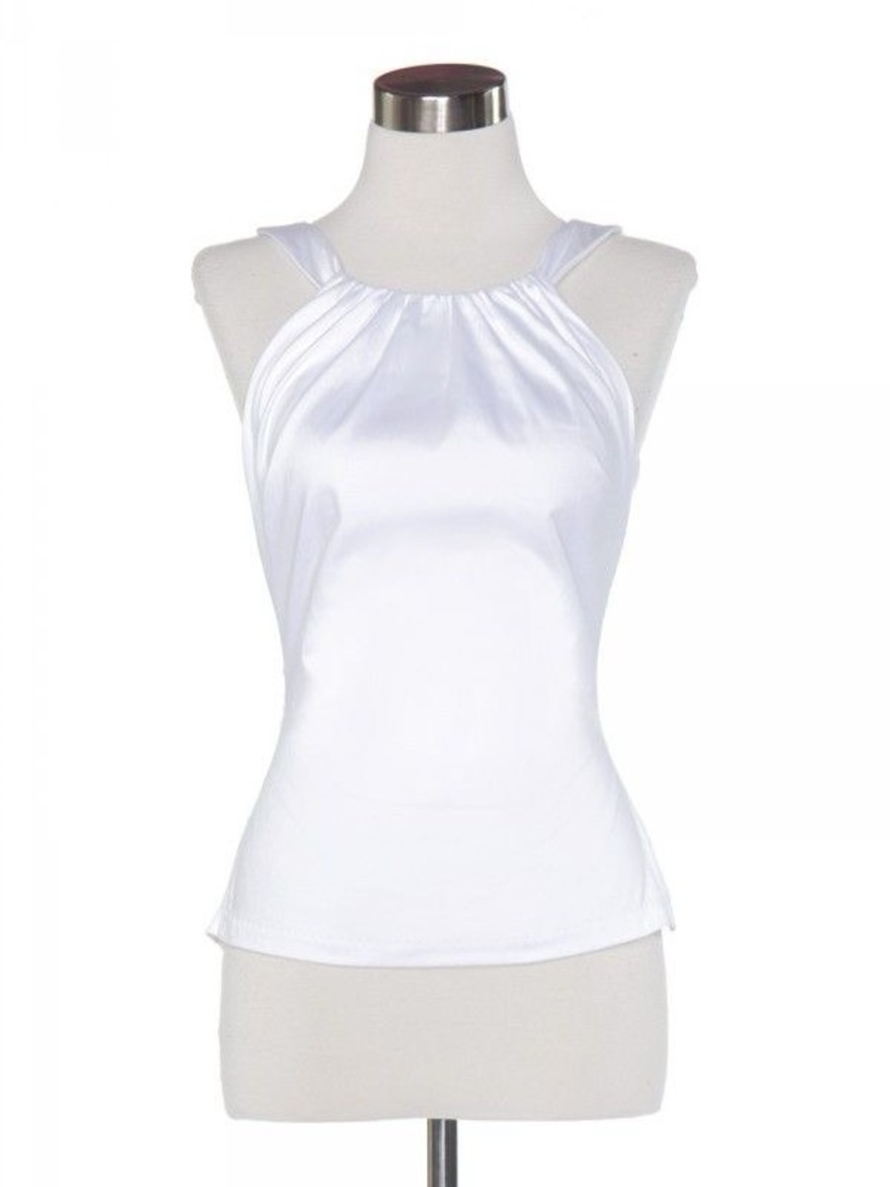 Pinup Couture Harley White halter neck top size 2X
